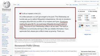 
                            4. Sacramento Public Library - Wikipedia