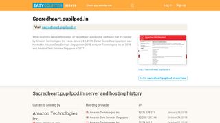 
                            6. Sacredheart.pupilpod.in server and hosting history