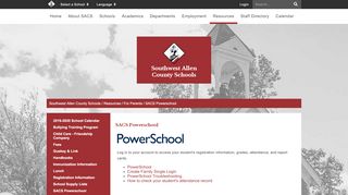 
                            4. SACS Powerschool - Southwest Allen County Schools