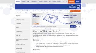 
                            7. SADAD Account Service - Al Rajhi Bank