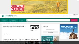 
                            11. SAE Institute Berlin - Educations.com