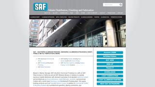 
                            5. SAF – Southern Aluminum Finishing Co, Inc.
