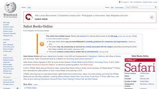 
                            7. Safari Books Online - Wikipedia