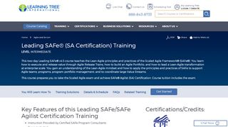 
                            9. SAFe Agilist (SA) Certification Training | Leading SAFe ...