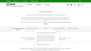 
                            2. Safe and secure Online Banking from TD Bank | …