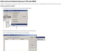 
                            3. Safe-mail and Outlook Express 5.5/6 with IMAP - Safe-mail.net