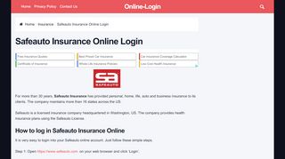 
                            7. Safeauto Insurance Online Login - radiolounge.ca