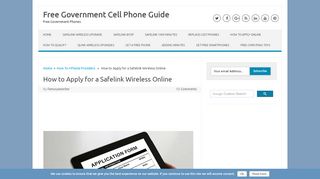 
                            2. Safelink Wireless - How to Apply Online - Free Government ...