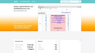 
                            9. safemailexpress.com - Globe Capital Market Ltd. - Sa... - Safe Mail ...