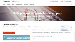 
                            1. Saferpay test accounts - six-payment-services.com