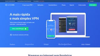 
                            4. SaferVPN | A VPN mais rápida e mais simples no mundo