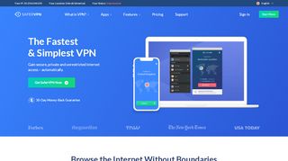 
                            2. SaferVPN | The Fastest & Simplest VPN Worldwide