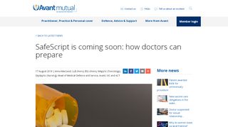 
                            8. SafeScript is coming soon: how doctors can prepare - Avant