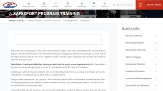 
                            1. SafeSport Program Training - usahockey.com