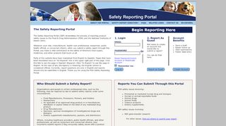 
                            7. Safety Reporting Portal
