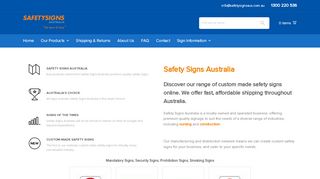 
                            8. Safety Signs Online | Shop Now | Safety Signs Australia