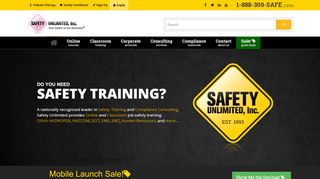 
                            2. Safety Unlimited: OSHA Compliant Safety Training & Consulting