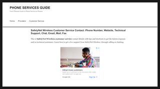 
                            7. SafetyNet Wireless Customer Service Contact: Phone Number ...