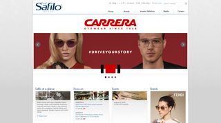 
                            4. Safilo Group - Corporate website
