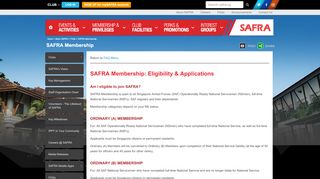 
                            4. SAFRA Membership | FAQ