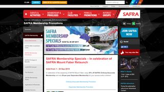 
                            1. SAFRA Membership Promotions | Roadshows