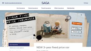
                            6. Saga Car Insurance for over 50s | Fixed Price Car Insurance