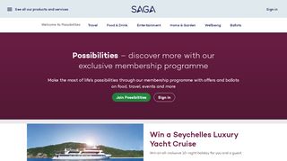 
                            4. Saga Possibilities membership programme