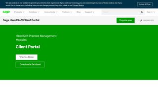 
                            1. Sage Handisoft Client Portal Module | Sage Australia