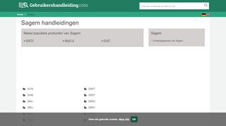 
                            5. Sagem handleidingen >> Gebruikershandleiding.com