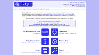 
                            3. SageMath - Open-Source Mathematical Software System