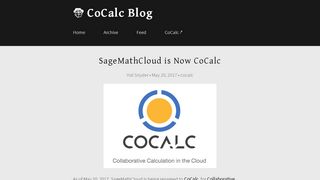 
                            4. SageMathCloud is Now CoCalc › CoCalc Blog