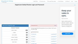 
                            10. Sagemcom Default Router Login and Password - Clean CSS