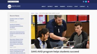 
                            9. SAHS AVID program helps students succeed - Greater Albany Public ...