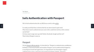 
                            7. Sails Authentication with Passport - Hello Sails.js