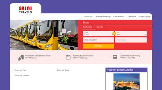 
                            1. Saini Travels, Churu Online Bus Booking, Saini …