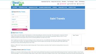 
                            8. Saini Travels Online Bus Tickets Booking - bestbus.in