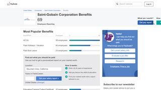 
                            4. Saint-Gobain Corporation Benefits & Perks | PayScale