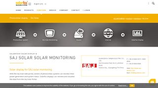 
                            2. SAJ Solar Solar Monitoring with Solar Display - SOLARFOX®