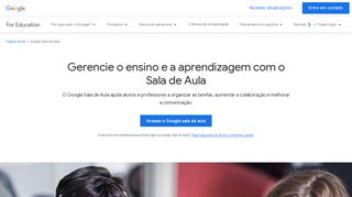 
                            10. Sala de Aula: gerencie o ensino e a aprendizagem | Google ...