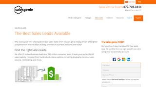 
                            4. Sales Leads | Business & Consumer Leads | Salesgenie