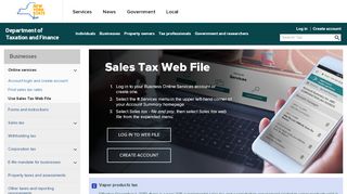 
                            8. Sales Tax Web File - Tax.ny.gov