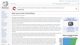 
                            7. Sales taxes in the United States - Wikipedia