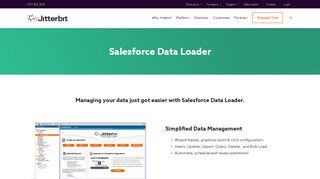 
                            4. Salesforce Data Loader - Jitterbit