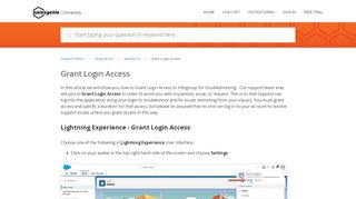 
                            2. Salesgenie — Grant Login Access