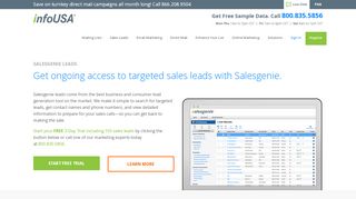 
                            9. Salesgenie Leads | Business and Consumer | InfoUSA