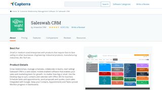 
                            6. Saleswah CRM Reviews and Pricing - 2019 - Capterra