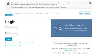 
                            4. Sallie Mae Bank - Sign In