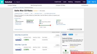 
                            3. Sallie Mae CD Rates 3.5 49 reviews - wallethub.com