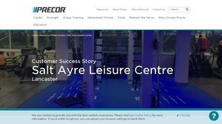 
                            5. Salt Ayre Leisure Centre - Precor (UK)