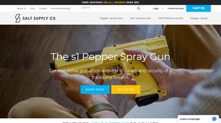 
                            1. Salt Supply Co. | Pepper Spray Gun for Home Defense